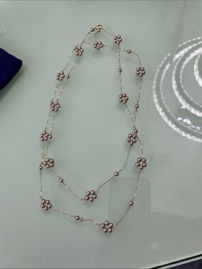 14kt Gold necklace with Freshwater pearls